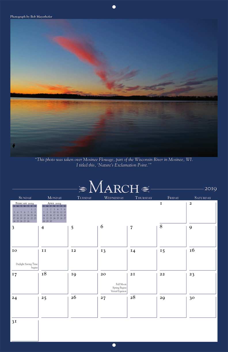 Just Shutter Bugs 2019 Calendar Fundraising