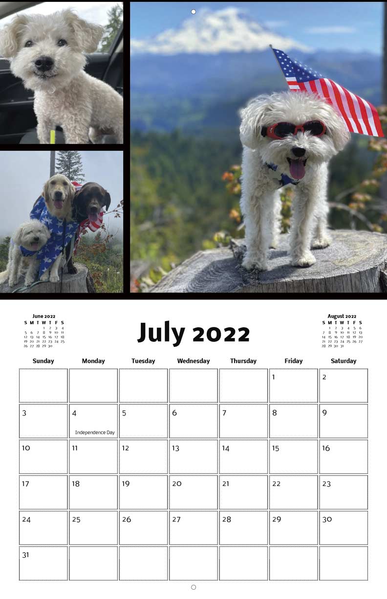 Largent 2021 Calendar Fundraising