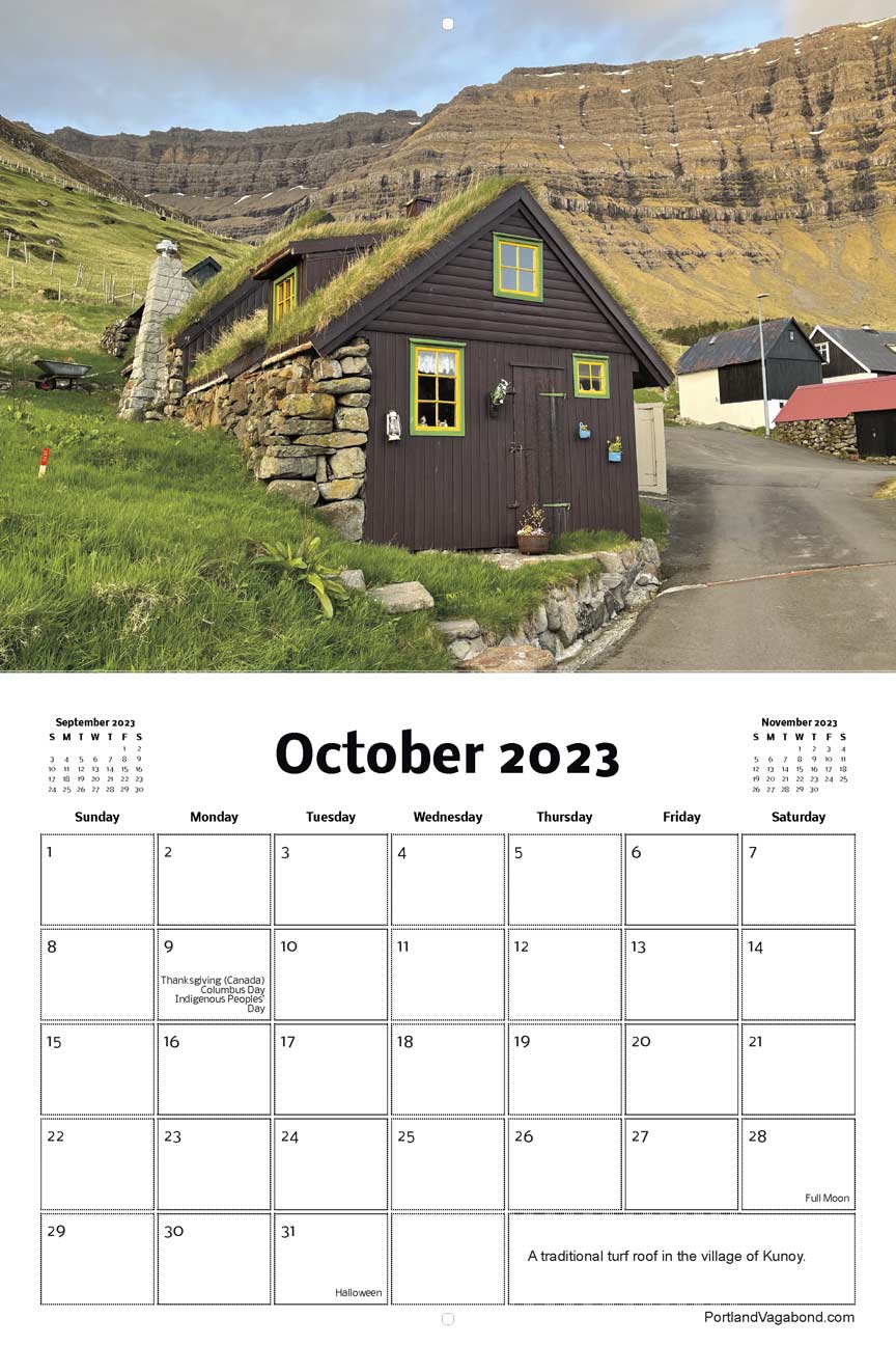 Fantastic Faroe Islands 2023 Calendar