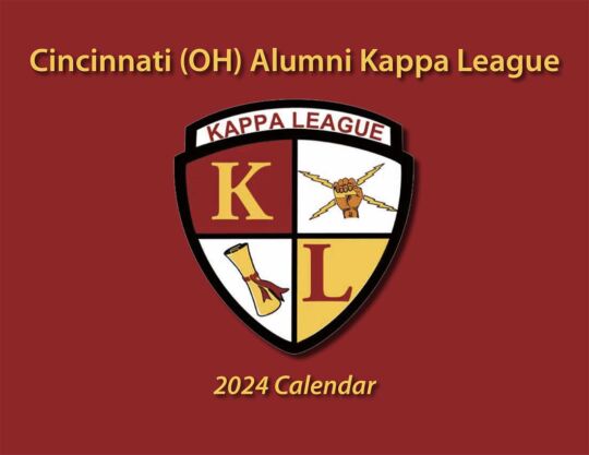 Cincinnati Kappa League 2024 Calendar Cover