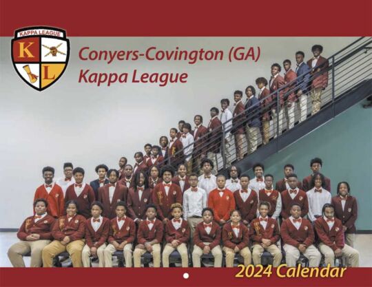 Conyers Covington Kappa League 2024 Calendar Cover