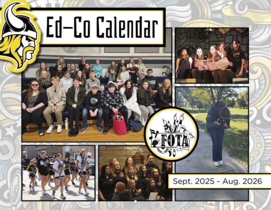 Edgewood Colesburg High School 2025 2026 Calendar Cover