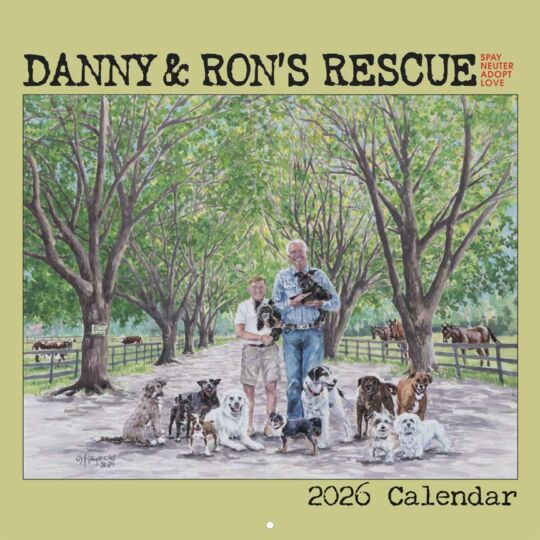 Danny And Rons Rescue 2026 Calendar Cover