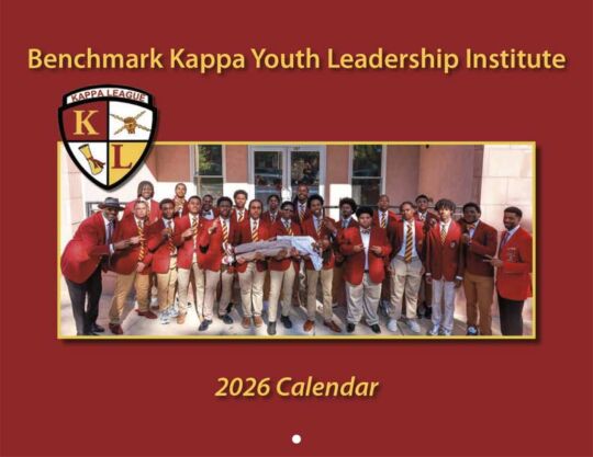 Benchmark Kappa Youth Leadership 2026 Calendar Cover