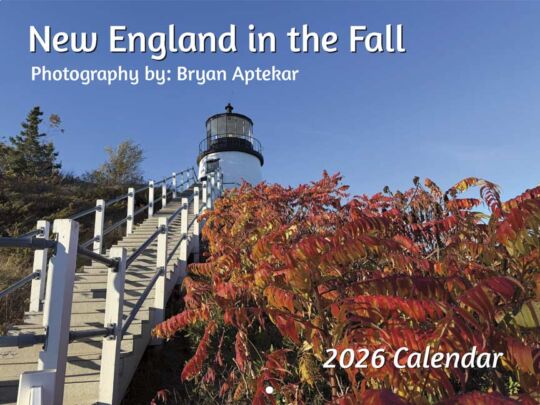 Bryan Aptekar New England 2026 Calendar Cover