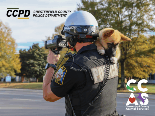 chesterfield police animal services 2026 calendar cover