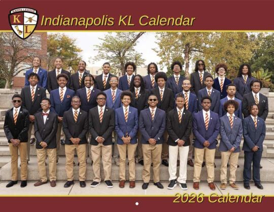 Kappa Indianpolis 2026 Calendar Cover