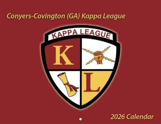 Conyers Covington Kappa League 2026 Calendar Cover
